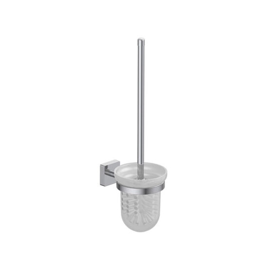 PORTASCOPINO DA PARETE CON BACINELLA IN VETRO SATINATO DN/A30140