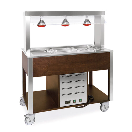 CARRELLO BUFFET CALDO LTM/6910.4L-W