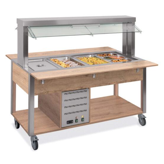 CARRELLO BUFFET CALDO LTM/6910.4M-R
