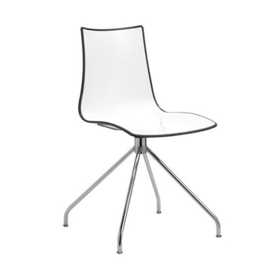 Sedia BCS/Zebra Bicolore con trespolo
