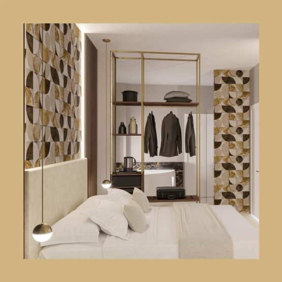 Progetto camere hotel Albadomus
