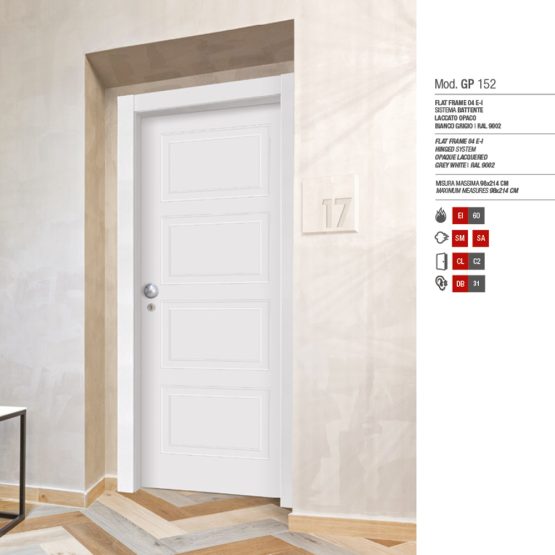 Porta Tagliafuoco Hotel - Modello GP 152