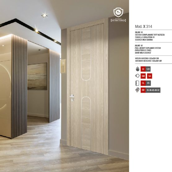 Porta Tagliafuoco Hotel - Modello X 314