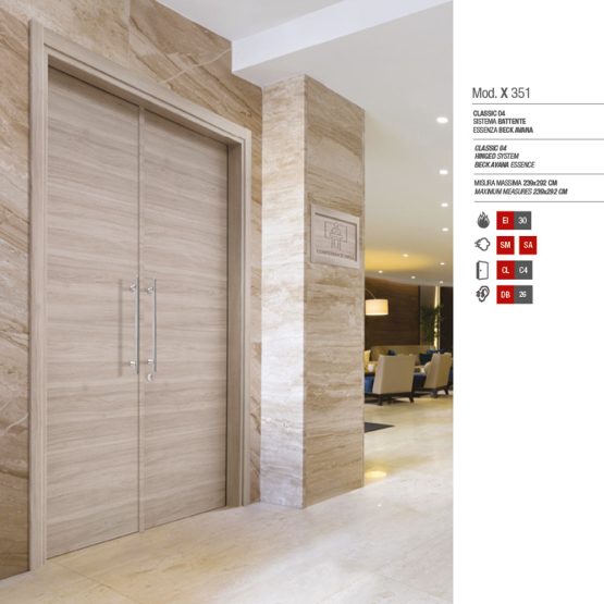 Porta Tagliafuoco Hotel - Modello X 351