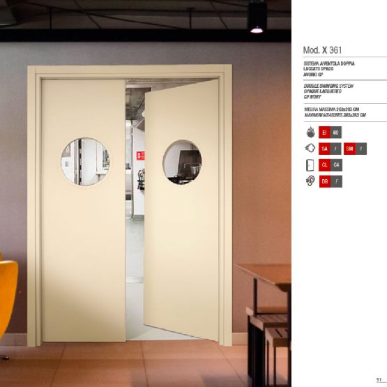Porta Tagliafuoco Hotel - Modello X 361