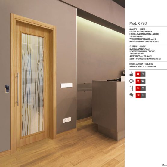 Porta Tagliafuoco Hotel - Modello X 776