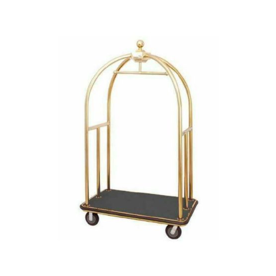 Carrello porta valigie con appendiabiti e ruote